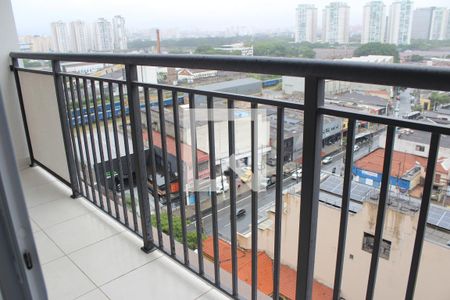 Varanda da Sala de apartamento para alugar com 1 quarto, 27m² em Vila Romana, São Paulo