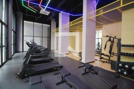 Studio para alugar com 25m², 1 quarto e sem vaga Studio para alugar com 25m², 1 quarto e sem vagaÁrea comum - Academia