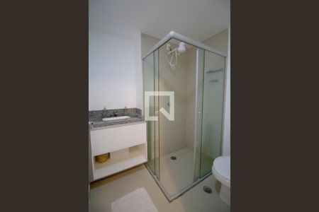 Studio para alugar com 25m², 1 quarto e sem vaga Studio para alugar com 25m², 1 quarto e sem vagaBanheiro da Suíte