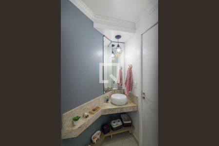 Lavabo de apartamento à venda com 3 quartos, 150m² em Vila Valparaíso, Santo André
