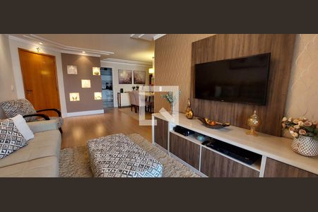Sala estar de apartamento para alugar com 3 quartos, 144m² em Vila Assunção, Santo André