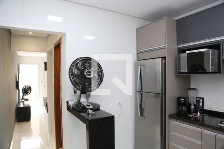 Cozinha de casa para alugar com 2 quartos, 55m² em Glória, Praia Grande