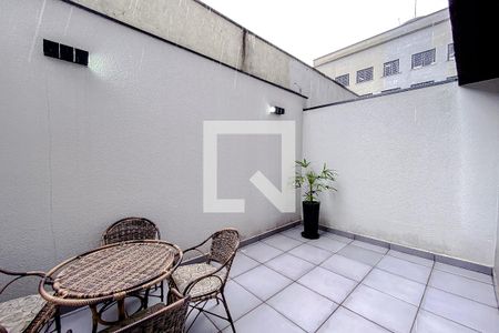 Varanda da Sala/Quarto de kitnet/studio para alugar com 1 quarto, 45m² em Quarta Parada, São Paulo