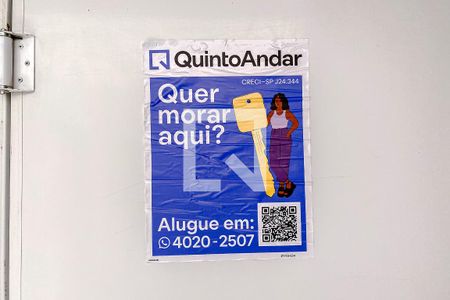Área comum de kitnet/studio para alugar com 1 quarto, 45m² em Quarta Parada, São Paulo