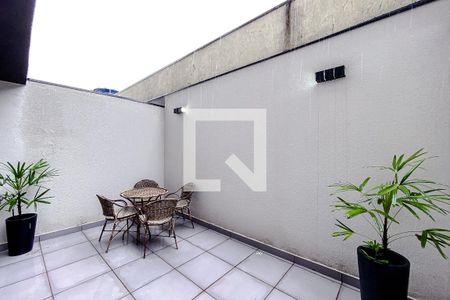 Varanda da Sala/Quarto de kitnet/studio para alugar com 1 quarto, 45m² em Quarta Parada, São Paulo