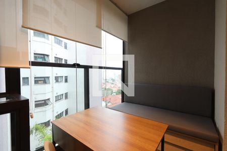 Studio para alugar com 25m², 1 quarto e sem vagaVaranda