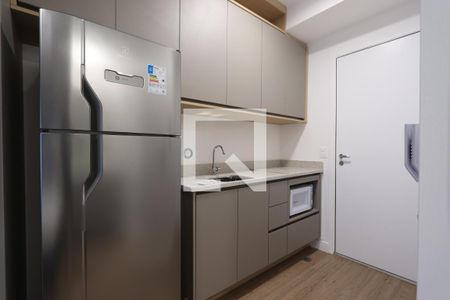 Cozinha de kitnet/studio para alugar com 1 quarto, 25m² em Vila Mariana, São Paulo