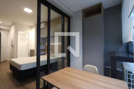 Studio para alugar com 25m², 1 quarto e sem vagaVaranda