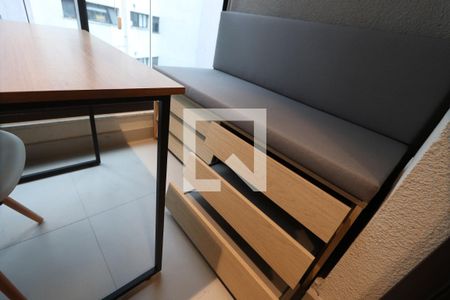 Studio para alugar com 25m², 1 quarto e sem vagaVaranda