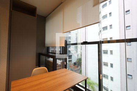 Studio para alugar com 25m², 1 quarto e sem vagaVaranda