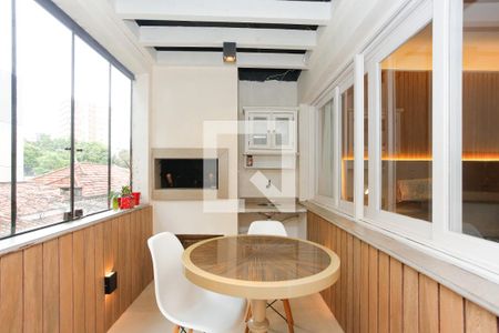 Sacada - churrasqueira de apartamento à venda com 3 quartos, 150m² em Petrópolis, Porto Alegre