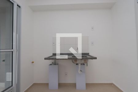 Sala/Cozinha - detalhe de kitnet/studio à venda com 1 quarto, 30m² em Água Branca, São Paulo