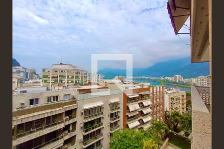 Varanda vista  de apartamento à venda com 2 quartos, 106m² em Lagoa, Rio de Janeiro
