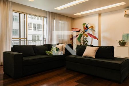 Sala de apartamento para alugar com 4 quartos, 180m² em Copacabana, Rio de Janeiro