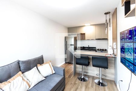 Sala de apartamento à venda com 1 quarto, 34m² em Barra Funda, São Paulo