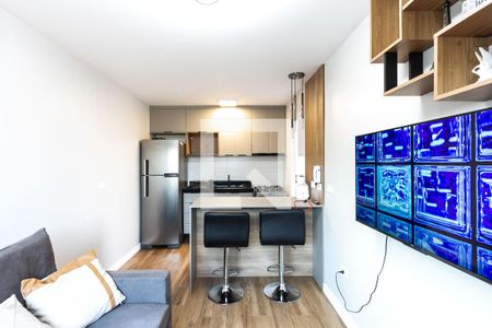 Sala de apartamento à venda com 1 quarto, 34m² em Barra Funda, São Paulo
