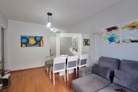 Sala de apartamento à venda com 3 quartos, 85m² em Campestre, Santo André