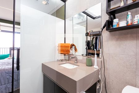 Studio para alugar com 24m², 1 quarto e sem vaga Studio para alugar com 24m², 1 quarto e sem vagaBanheiro