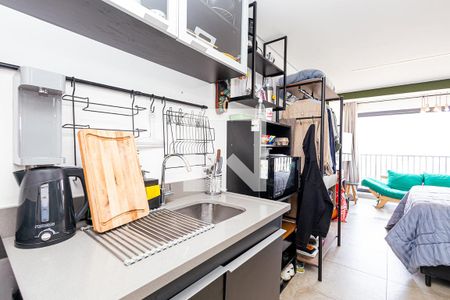 Studio para alugar com 24m², 1 quarto e sem vaga Studio para alugar com 24m², 1 quarto e sem vagaCozinha