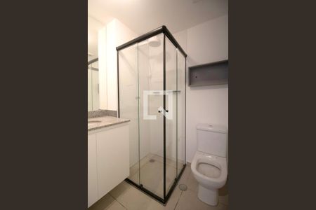 Studio para alugar com 25m², 1 quarto e sem vaga Studio para alugar com 25m², 1 quarto e sem vagaBanheiro