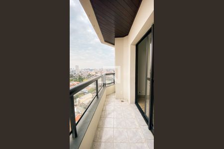 Varanda Sala - Sala de Jantar  de apartamento para alugar com 3 quartos, 100m² em Jardim Stella, Santo André
