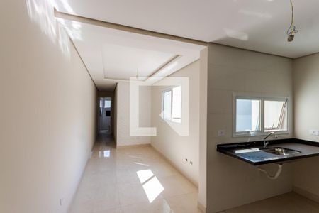 Sala de apartamento à venda com 2 quartos, 44m² em Vila Metalurgica, Santo André