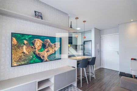 Sala de apartamento para alugar com 3 quartos, 84m² em Vila America, Santo André