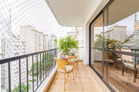 Varanda de apartamento à venda com 4 quartos, 291m² em Jardim Paulista, São Paulo