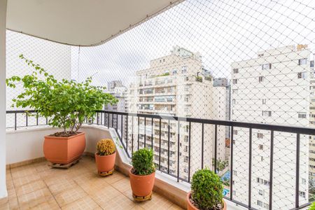 Varanda de apartamento à venda com 4 quartos, 291m² em Jardim Paulista, São Paulo