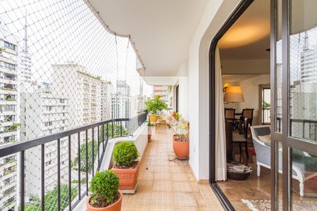 Varanda de apartamento à venda com 4 quartos, 291m² em Jardim Paulista, São Paulo