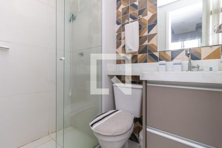 Banheiro de kitnet/studio à venda com 1 quarto, 28m² em Sé, São Paulo