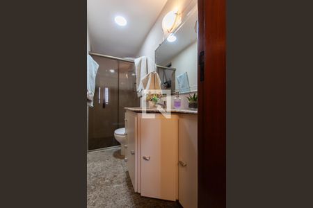 Banheiro da Suíte de apartamento à venda com 3 quartos, 85m² em Palmares, Belo Horizonte