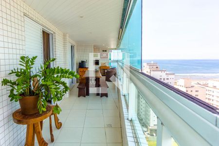 Varanda Gourmet de apartamento para alugar com 3 quartos, 107m² em Guilhermina, Praia Grande