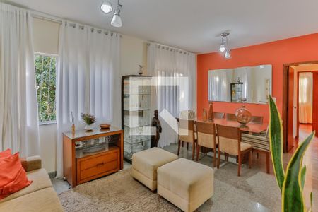 Sala de apartamento à venda com 3 quartos, 83m² em União, Belo Horizonte