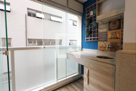 Varanda integrada de apartamento para alugar com 1 quarto, 27m² em Vila Prudente, São Paulo
