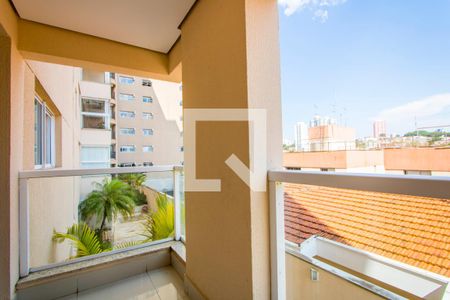 Varanda da sala de apartamento para alugar com 3 quartos, 136m² em Vila Valparaiso, Santo André