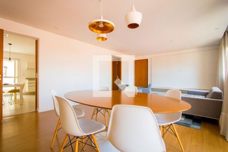 Sala de apartamento para alugar com 3 quartos, 136m² em Vila Valparaiso, Santo André