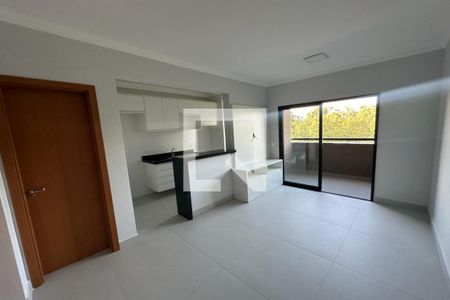 Sala de apartamento para alugar com 1 quarto, 44m² em Jardim Recreio , Ribeirão Preto