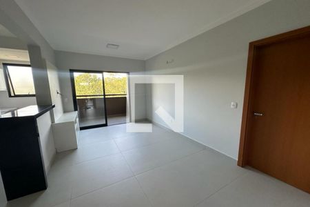Sala de apartamento para alugar com 1 quarto, 44m² em Jardim Recreio , Ribeirão Preto