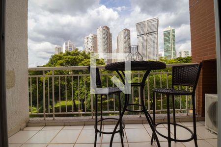 Sacada de apartamento para alugar com 1 quarto, 70m² em Jardim Goiás, Goiânia