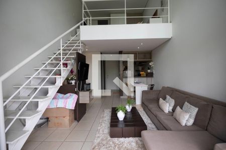 Sala de apartamento para alugar com 1 quarto, 70m² em Jardim Goiás, Goiânia