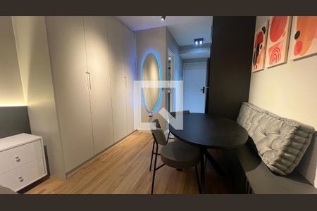 Sala de Jantar de kitnet/studio à venda com 1 quarto, 27m² em Pinheiros, São Paulo