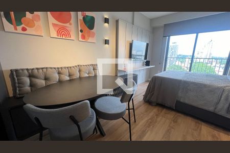 Sala de Jantar de kitnet/studio à venda com 1 quarto, 27m² em Pinheiros, São Paulo