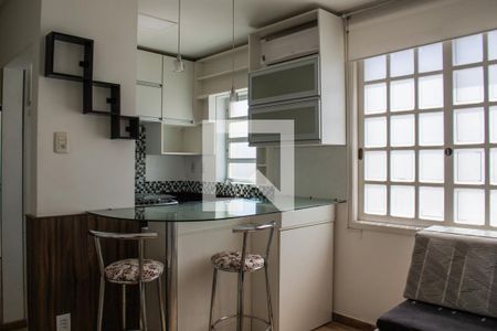 Sala de apartamento à venda com 1 quarto, 32m² em Cidade Baixa, Porto Alegre