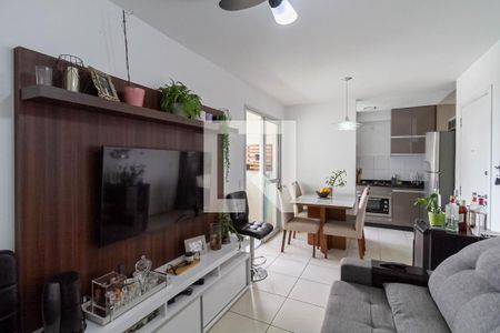 Sala  de apartamento à venda com 2 quartos, 60m² em Serrano, Belo Horizonte