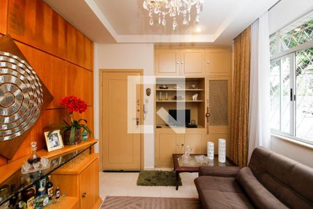 Sala de apartamento à venda com 3 quartos, 97m² em Funcionários, Belo Horizonte