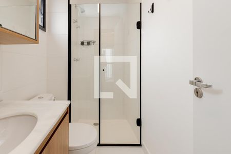 Studio para alugar com 25m², 1 quarto e sem vaga Studio para alugar com 25m², 1 quarto e sem vagaBanheiro