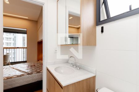 Studio para alugar com 25m², 1 quarto e sem vaga Studio para alugar com 25m², 1 quarto e sem vagaBanheiro
