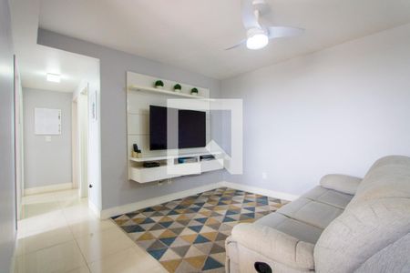 Sala de apartamento à venda com 3 quartos, 86m² em Vila Valparaíso, Santo André