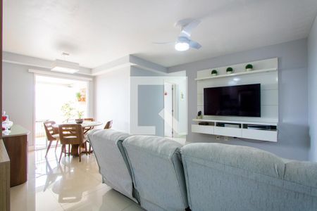 Sala de apartamento à venda com 3 quartos, 86m² em Vila Valparaíso, Santo André